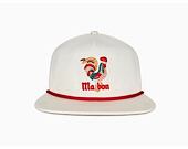 Kšiltovka Malbon - Rooster Snapback - Cream