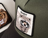 Kšiltovka Goorin - Bandit Trucker - Raccoon - Palm