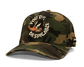 Kšiltovka Capslab - Looney Tunes A-Frame - Daffy Duck You're Despicable Distressed - Camo