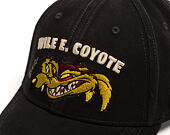 Kšiltovka Capslab - Looney Tunes Baseball Cap - Wile E. Coyote Caution Distressed - Black