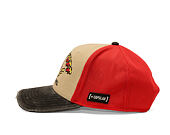 Kšiltovka Capslab - Hot Stuff Trucker - Come Visit Me In Hell Distressed - Sand / Red