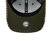 Dámská Kšiltovka New Era - MLB Houndstooth 9FORTY M-CROWN - LA Dodgers - New Olive