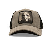 Kšiltovka Capslab - Einstein Thug Life Trucker - Grey Corduroy / Black
