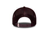Kšiltovka New Era - Branded Cord Visor 9FORTY A-Frame Trucker - Maroon / Stone