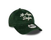 Kšiltovka New Era - MLB Cord Script 9TWENTY A-Frame - LA Dodgers - Cilantro Green