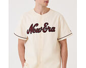 Triko New Era - Branded Straight Hem Jersey - Off White