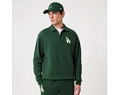 Mikina New Era - MLB Quarter Zip - LA Dodgers - Cilantro Green