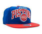 Kšiltovka Mitchell & Ness Team Arch Detroit Pistons Blue Snapback
