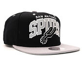 Kšiltovka Mitchell & Ness Team Arch 2 Tone Snapback San Antonio Spurs Black / Grey