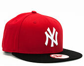 Kšiltovka New Era 9FIFTY Cotton Block New York Yankees Snapback Scarlet / Black
