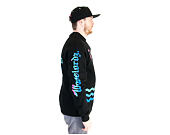 Mikina Pink Dolphin Wavelordz II Crewneck Black