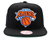 Kšiltovka Mitchell & Ness New York Knicks Wool Solid Black Snapback