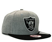 Kšiltovka New Era Seasonal Heather Oakland Raiders Gray/Black Snapback