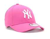 Dětská Kšiltovka New Era - MLB Essential 9FORTY - NY Yankees - Hot Pink / White