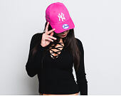 Dámská Kšiltovka New Era Fashion Essential New York Yankees Pink/White 9FORTY Strapback