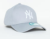 Kšiltovka New Era - MLB Essential 9FORTY - NY Yankees - Gray / White