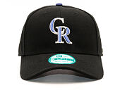 Kšiltovka New Era The League Colorado Rockies Black 9FORTY Strapback